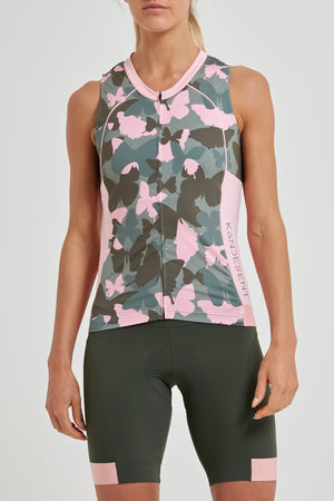 Tempo Sleeveless Jersey (Butterfly Print)