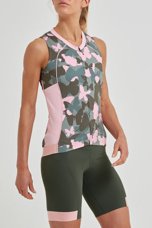 Tempo Sleeveless Jersey (Butterfly Print)