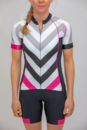 Cruise Jersey (Caprio Black Chevron print)