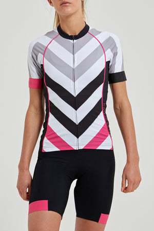 Cruise Jersey (Caprio Black Chevron print)