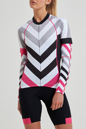 Cruise Jersey (Caprio Black Chevron print)